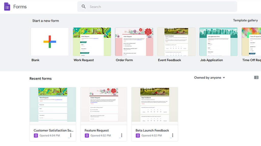 Google Forms screenshot - 19 Meilleurs Logiciels d’Enquête en Ligne Pour Découvrir des Insights en 2026