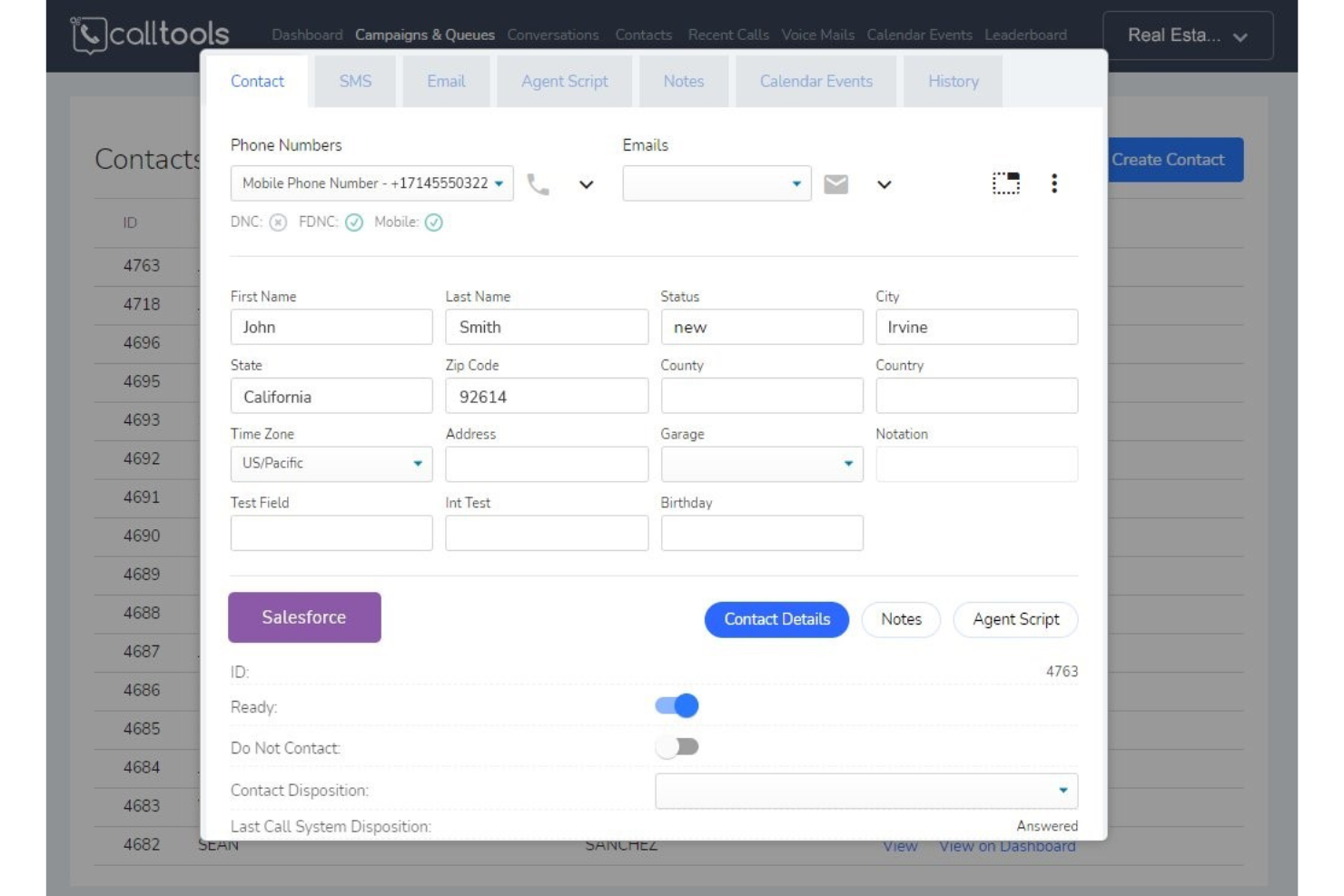 CallTools screenshot - 20 Beste Inbound Callcenter-Software 2026
