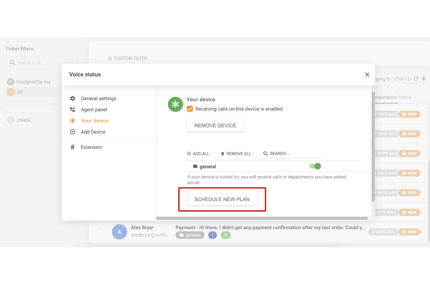 LiveAgent screenshot - 20 Beste Inbound Callcenter-Software 2026