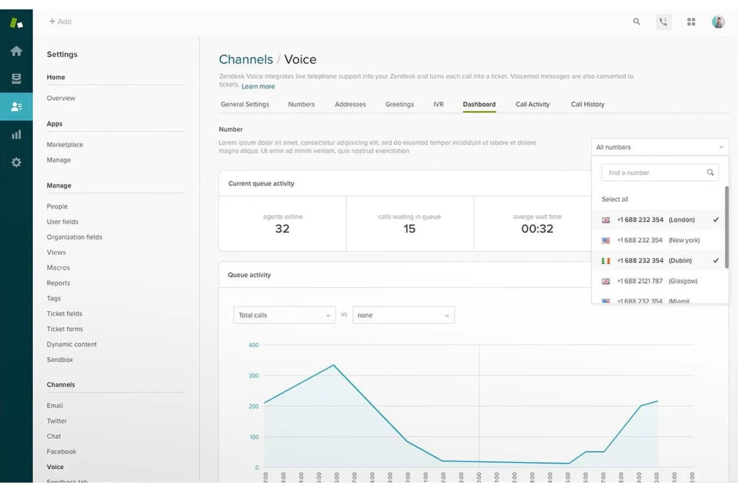 Zendesk Suite screenshot - 20 Meilleurs Logiciels de Centre d’Appels Entrants de 2026