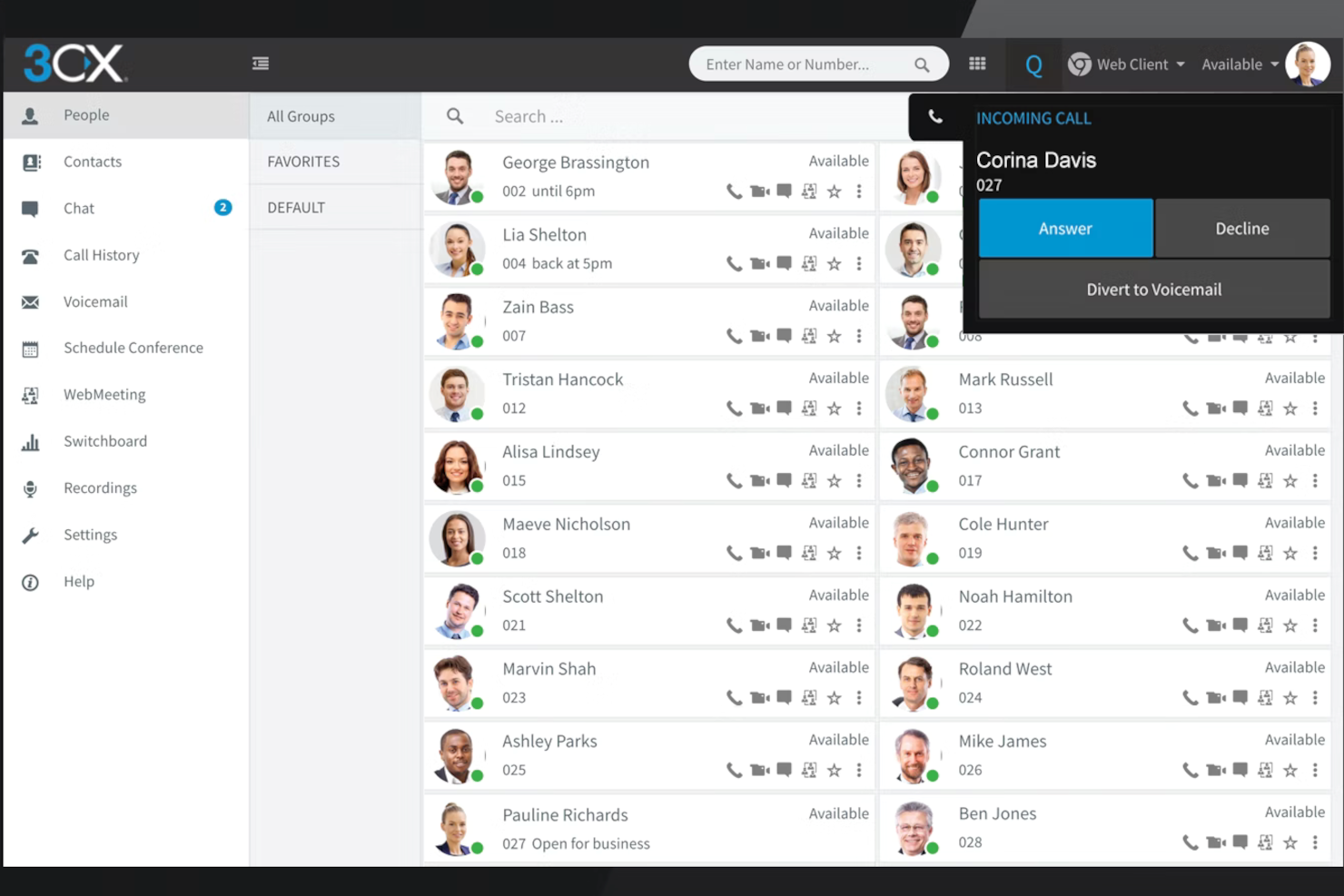3CX screenshot - 2 Beste Helpdesk-Software 2026: Getestet &amp; Verglichen