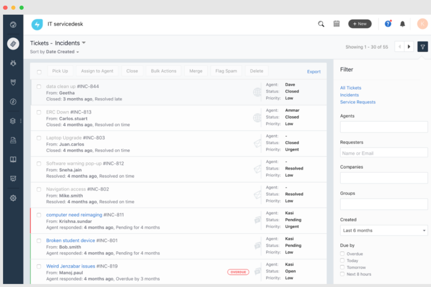 Freshservice screenshot - 33 Beste Helpdesk-Software 2026: Getestet &amp; Verglichen