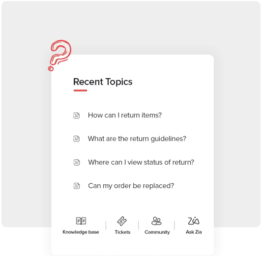 Zoho Desk screenshot - 1 Meilleurs Logiciels de Service Client Gratuits de 2026