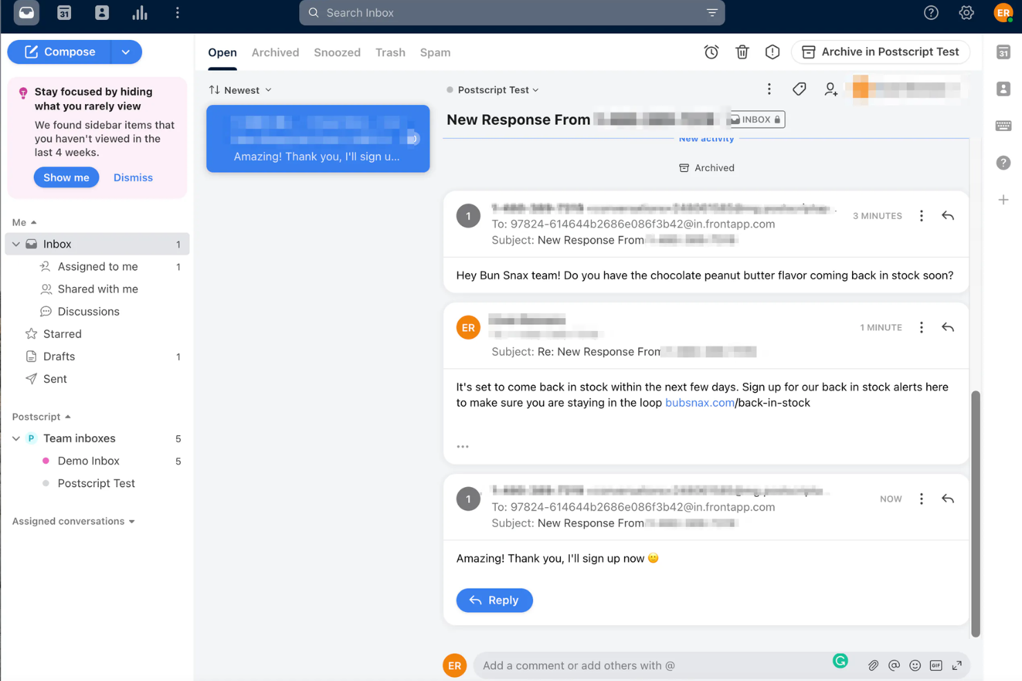 Front screenshot - 24 Meilleurs Logiciels de Support Client de 2026