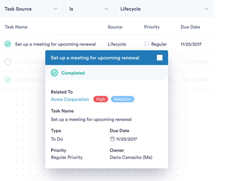 Catalyst screenshot - 28 beste Customer Success Software-Lösungen 2026