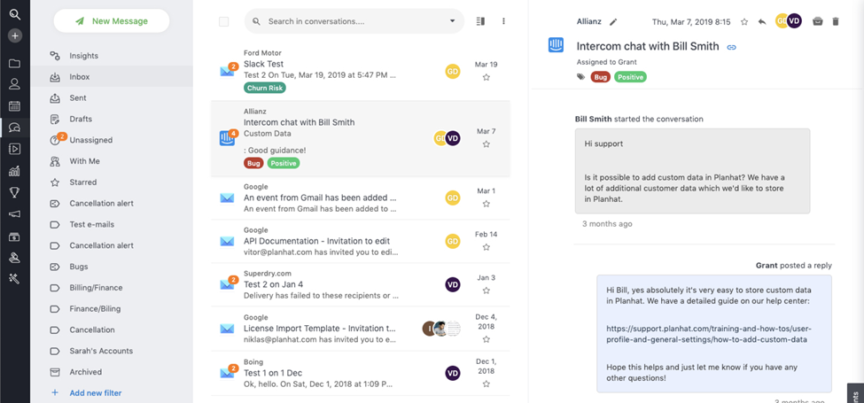 Planhat screenshot - 1 beste Customer Success Software-Lösungen 2026