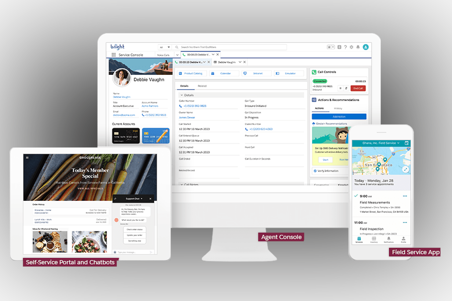 Salesforce Service Cloud screenshot - 19 meilleurs logiciels de suivi du service client en 2026