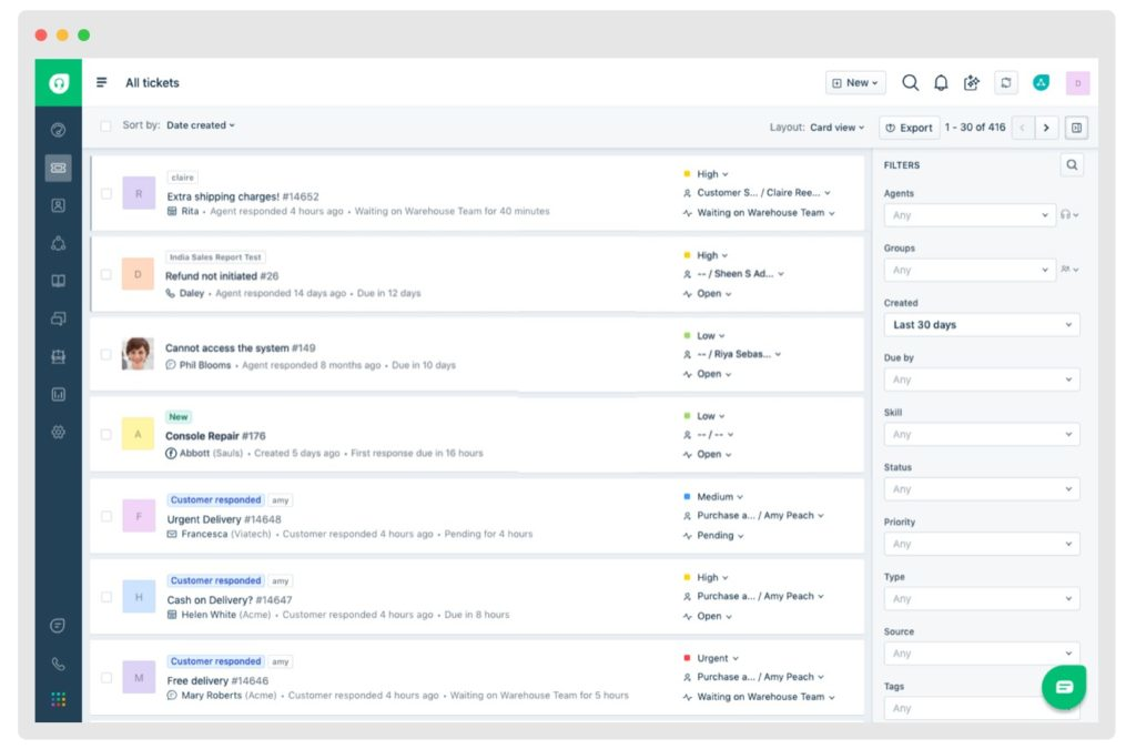 Freshdesk screenshot - 30 Meilleurs Logiciels de Service Client en 2026 : Analysés &amp; Comparés