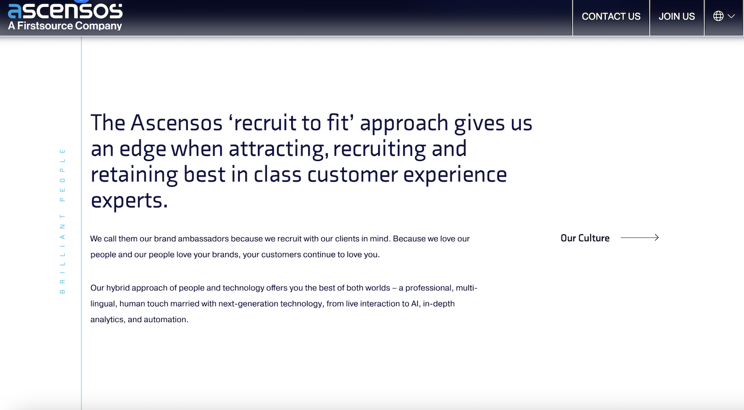 Ascensos screenshot - 4 Best Customer Service Outsourcing Companies im Test für 2026