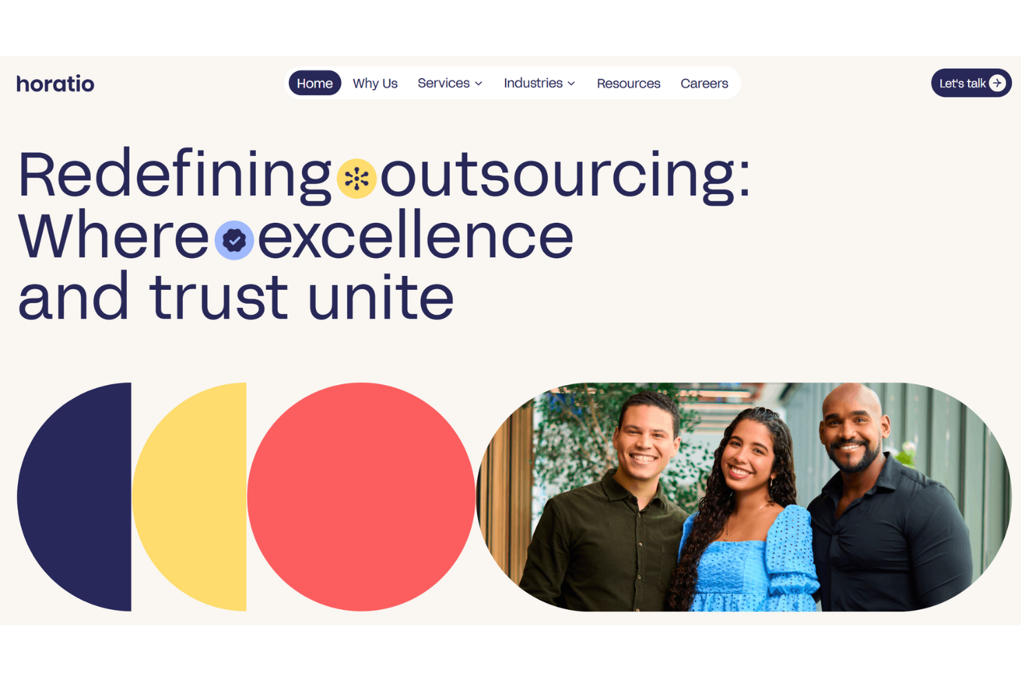 Horatio screenshot - 4 Best Customer Service Outsourcing Companies im Test für 2026