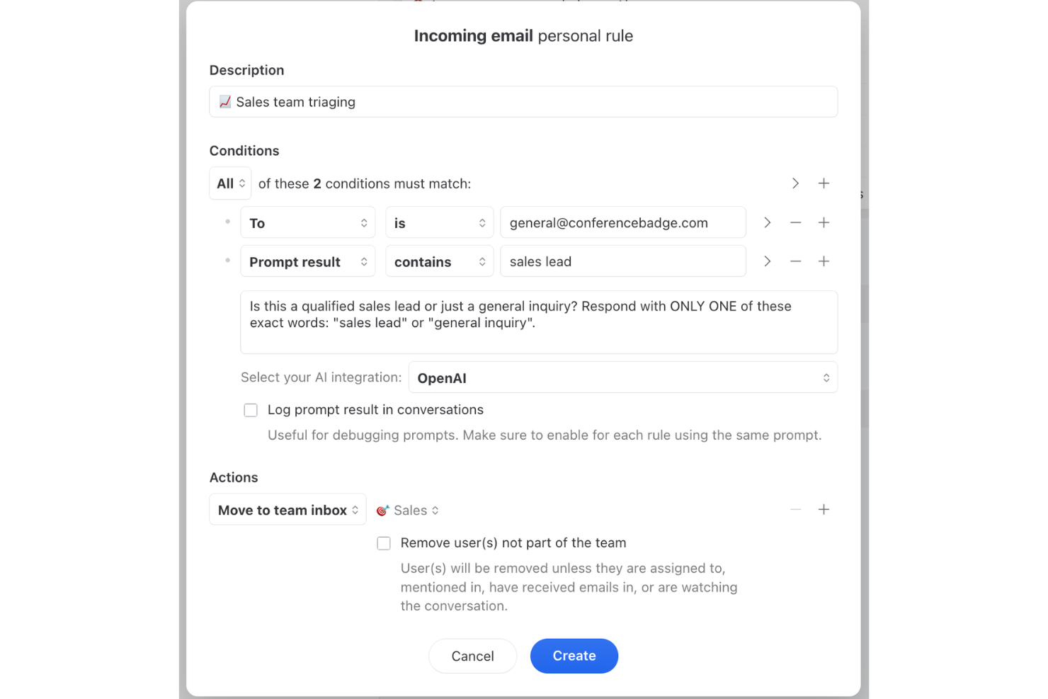 Missive screenshot - 17 Meilleurs Logiciels d’Automatisation du Service Client en 2026