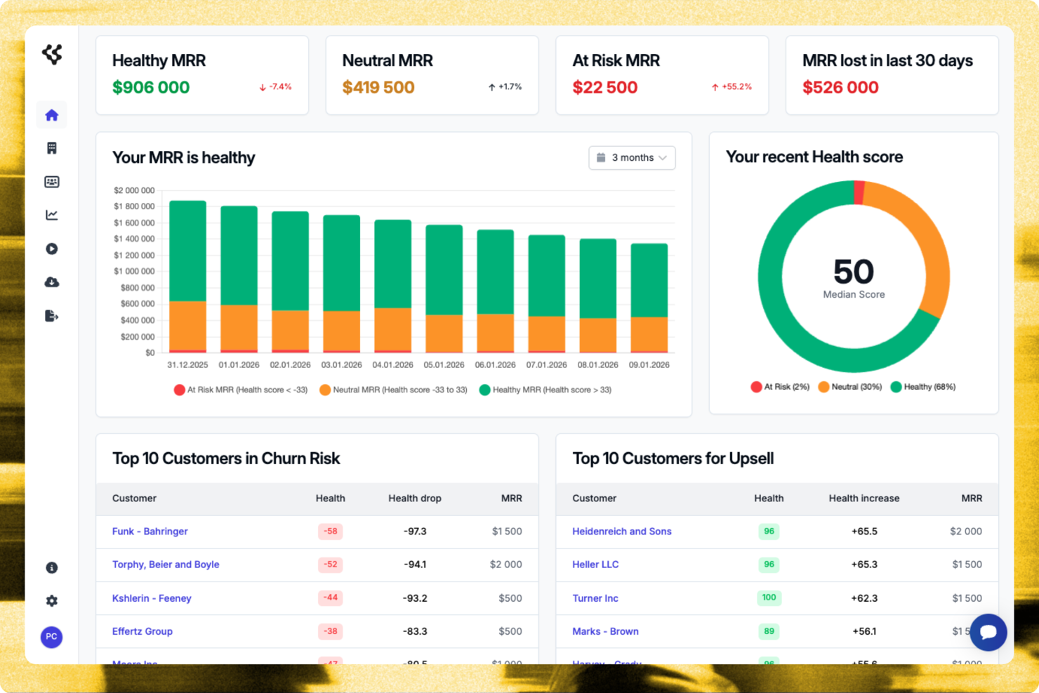 Customerscore.io screenshot - 4 Beste Customer-Intelligence-Plattformen in 2026