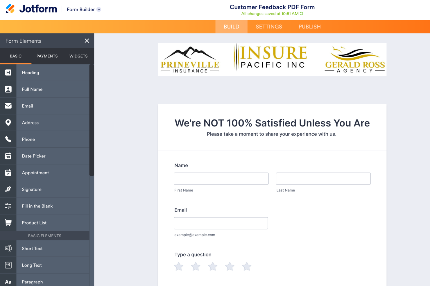 Jotform screenshot - 7 Beste Kundenzufriedenheits-Software 2026: Bewertet &amp; Verglichen