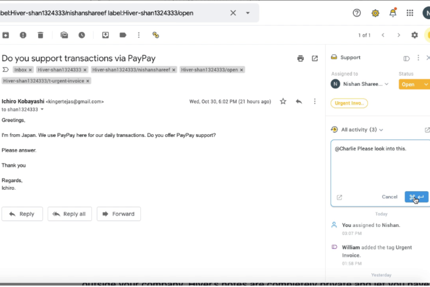 Hiver screenshot - 9 Beste Customer Experience Software Für 2026