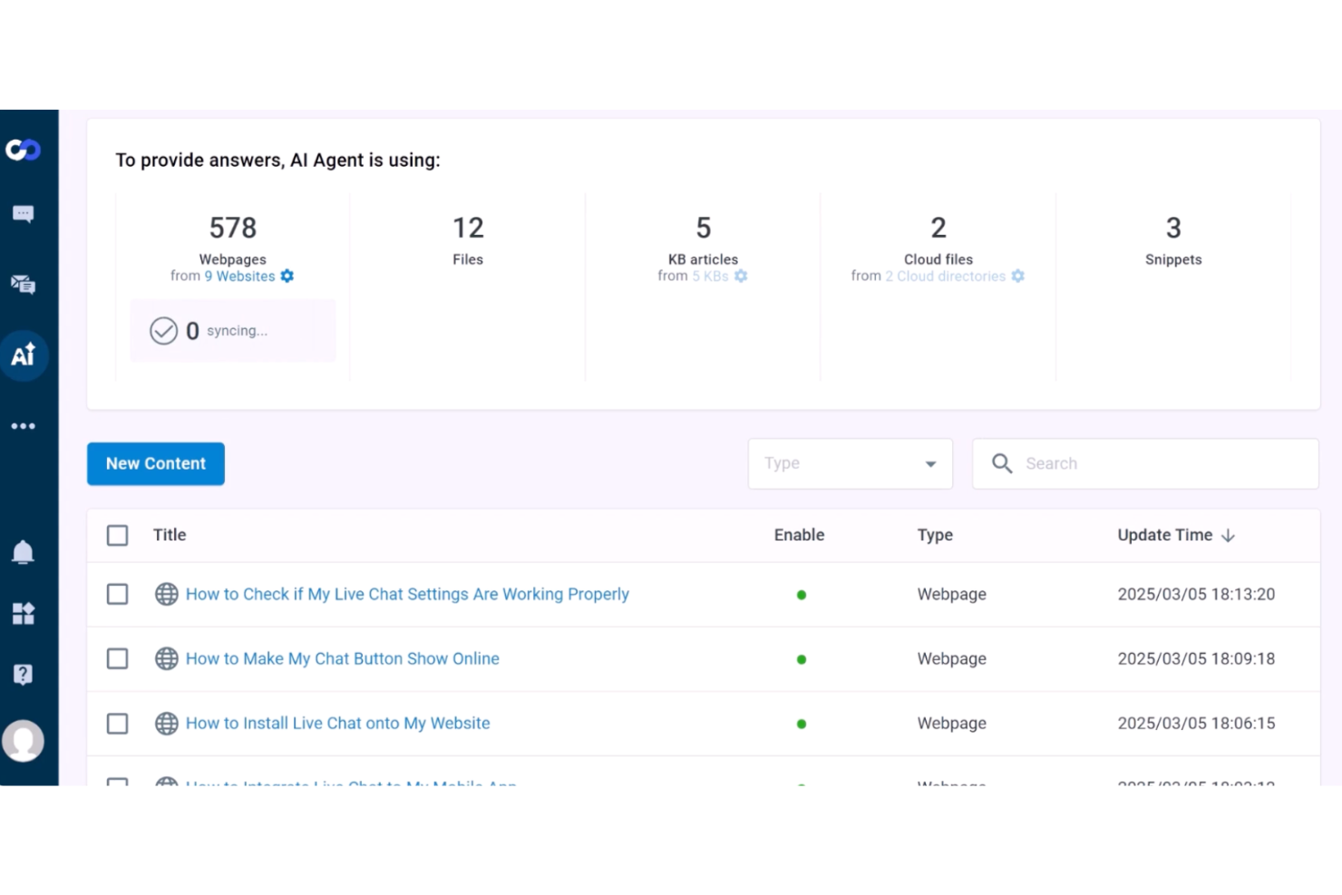 Comm100 screenshot - 37 meilleurs chatbots IA pour le service client en 2026