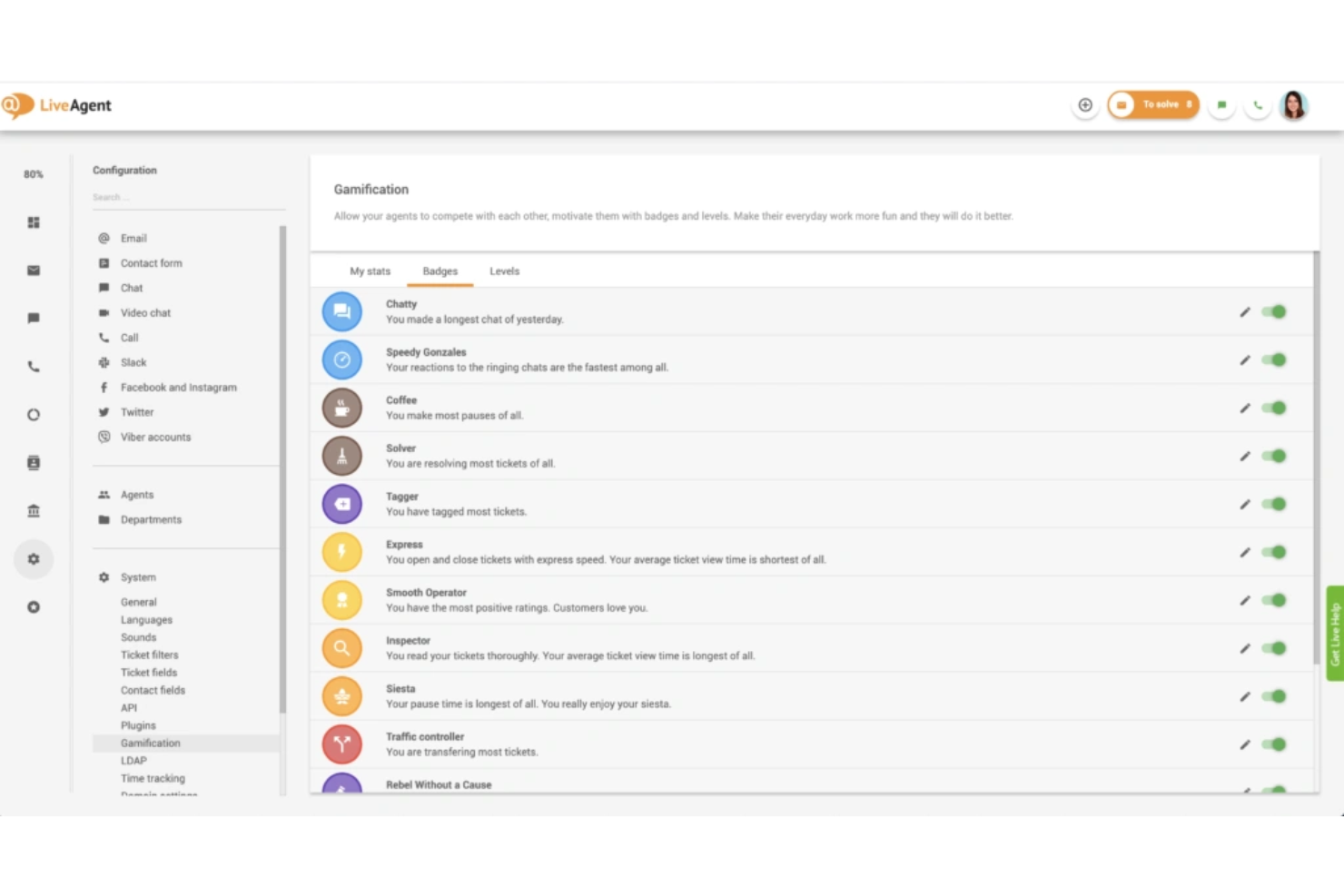 LiveAgent screenshot - 30 Meilleurs Logiciels de Service Client en 2026 : Analysés &amp; Comparés