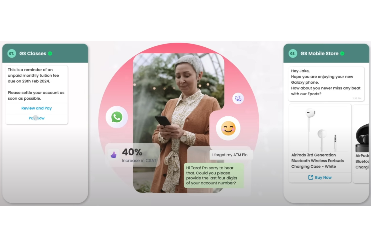 Gupshup screenshot - 13 Meilleures Alternatives à Drift Passées en Revue en 2026