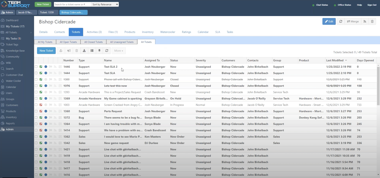 TeamSupport screenshot - 24 beste Zendesk-Alternativen im Test 2026