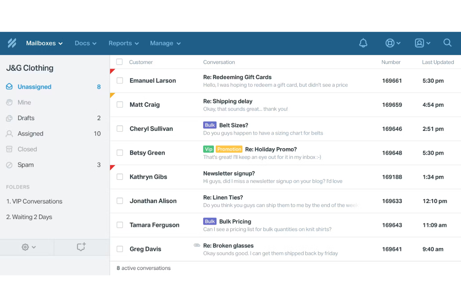 HelpScout screenshot - 24 Meilleures alternatives à Zendesk examinées en 2026
