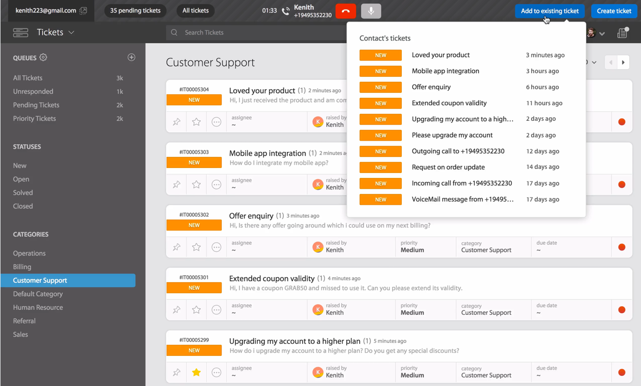 HappyFox screenshot - 22 Beste ServiceNow-Alternativen im Test 2026