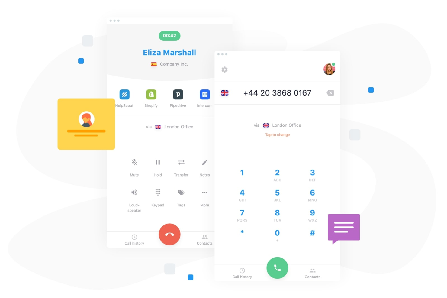 CloudTalk screenshot - 13 beste Ringover-Alternativen im Test 2026