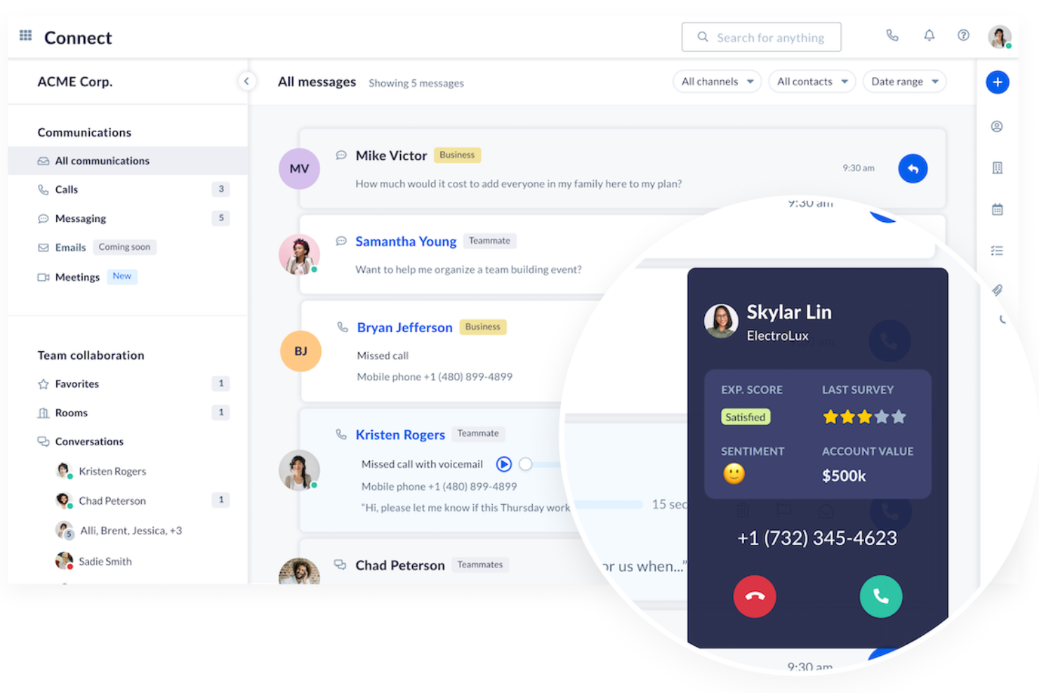 Nextiva screenshot - 10 Migliori Soluzioni Software per la Programmazione dei Call Center del 2026