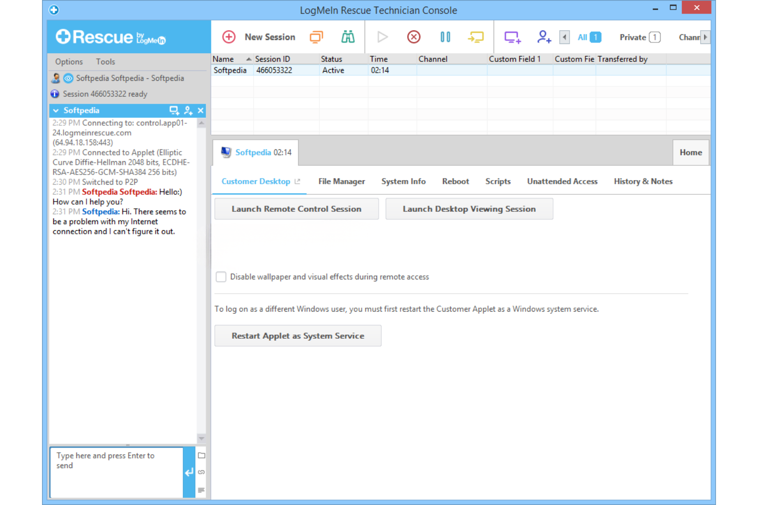LogMeIn Rescue screenshot - 10 beste Remote-Helpdesk-Software im Jahr 2026