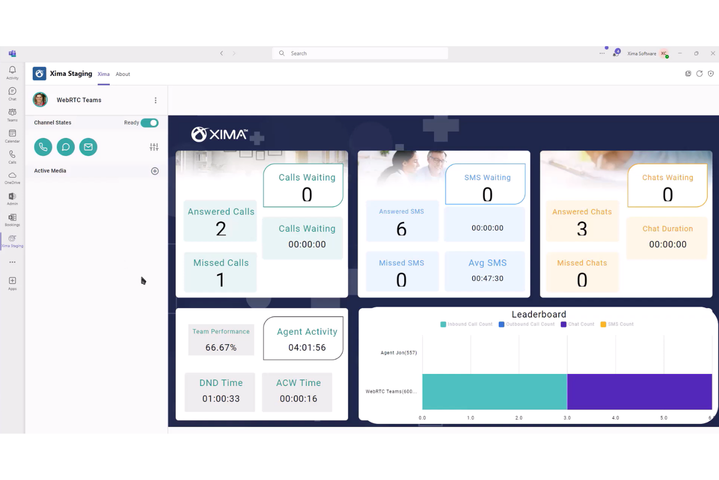 Xima screenshot - 13 migliori software per call center sanitari nel 2026