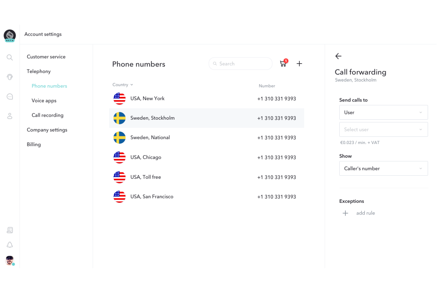 Sonetel screenshot - 13 Migliori VoIP Gratuiti nel 2026