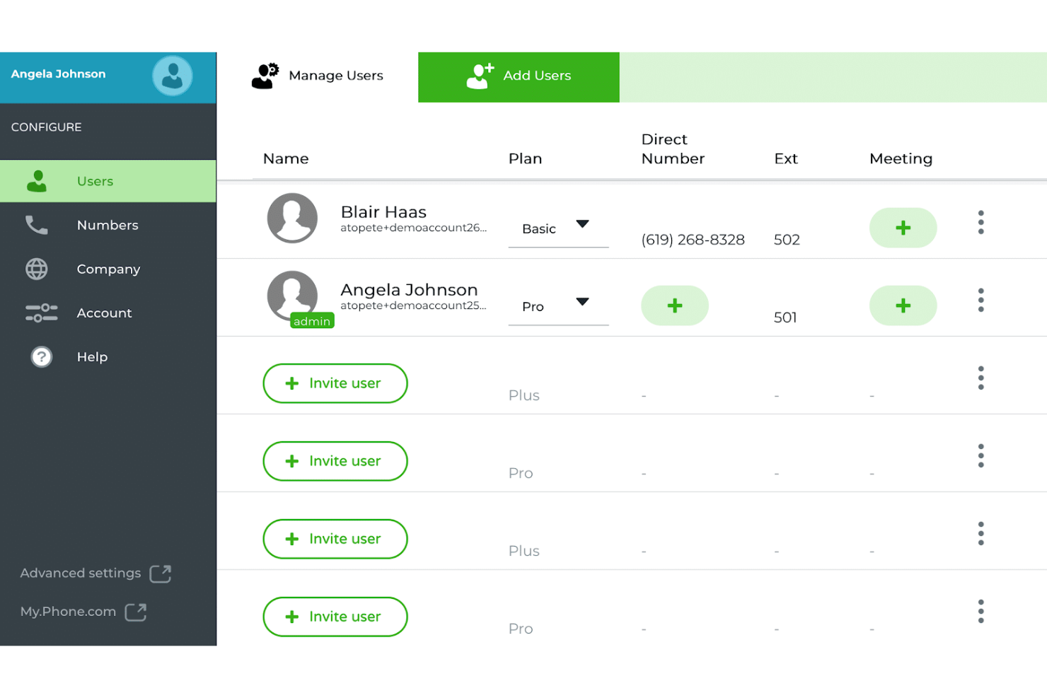 Phone.com screenshot - 10 Migliori sistemi telefonici VoIP per piccole imprese nel 2026