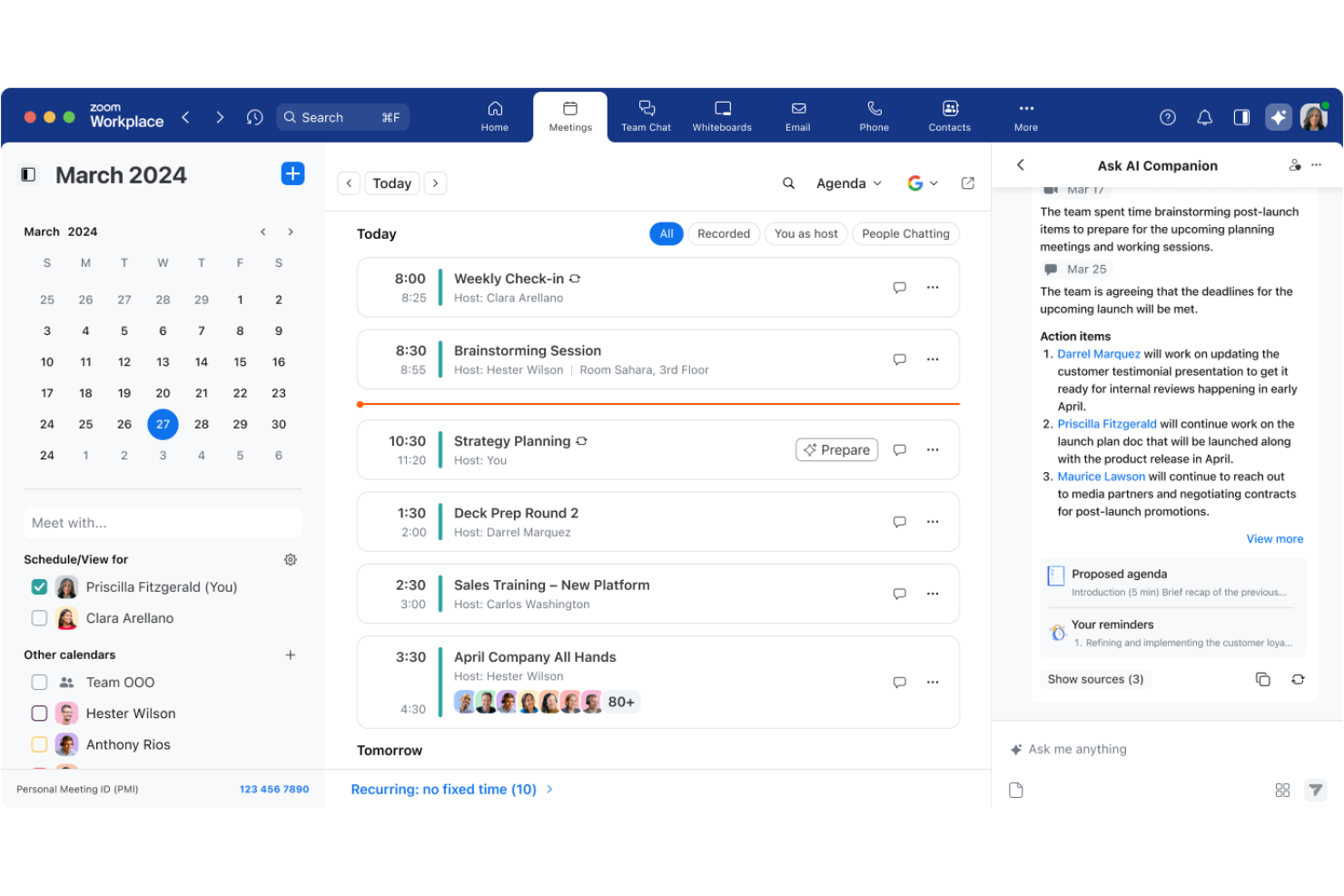 Zoom Workplace screenshot - 13 Mejores VoIP Gratis en 2026