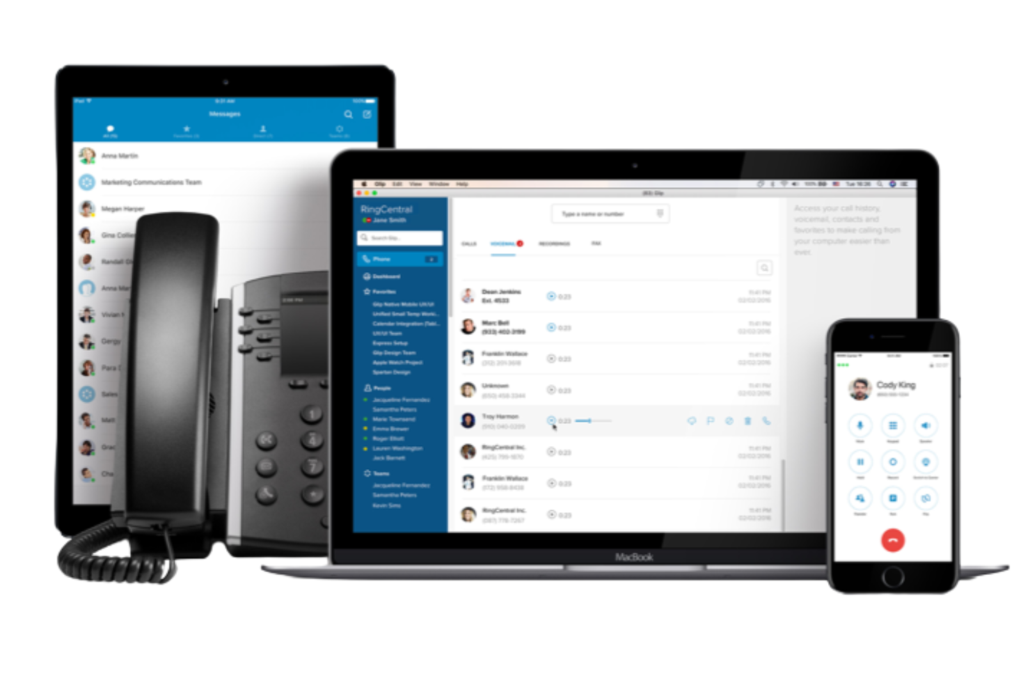 RingCentral screenshot - I 10 migliori software VoIP nel 2026