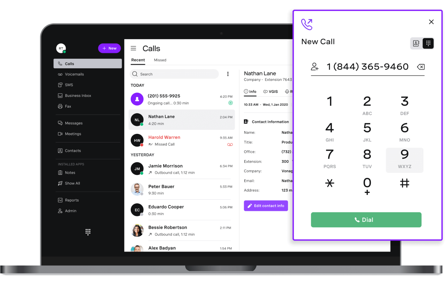 Vonage screenshot - Los 10 mejores programas de VoIP en 2026
