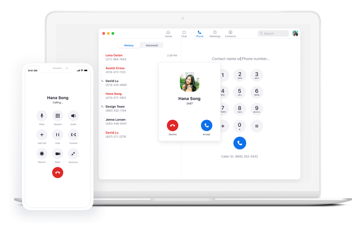 Zoom Phone screenshot - I 10 migliori software VoIP nel 2026