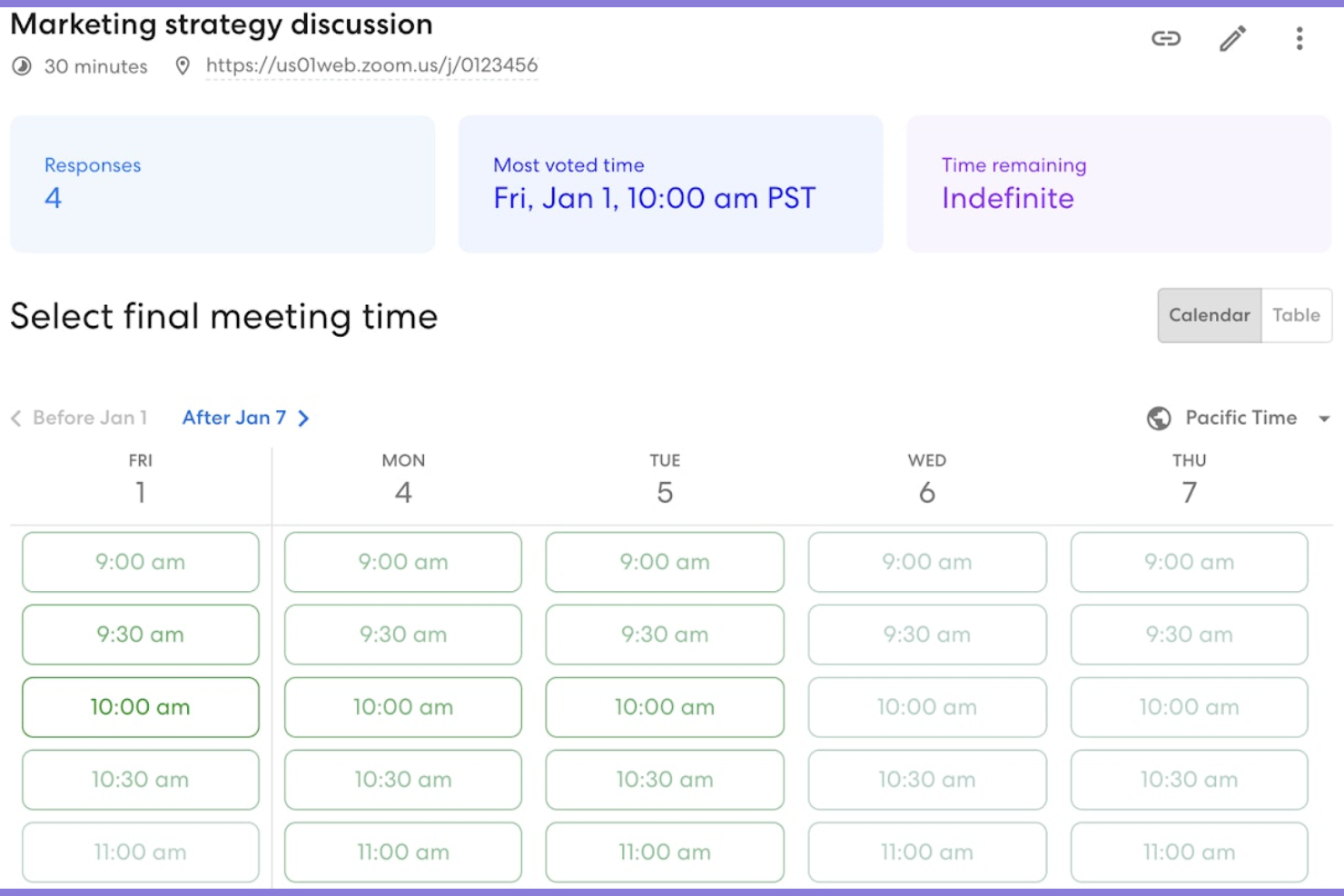 zcal screenshot - 10 migliori alternative a Doodle per il 2026