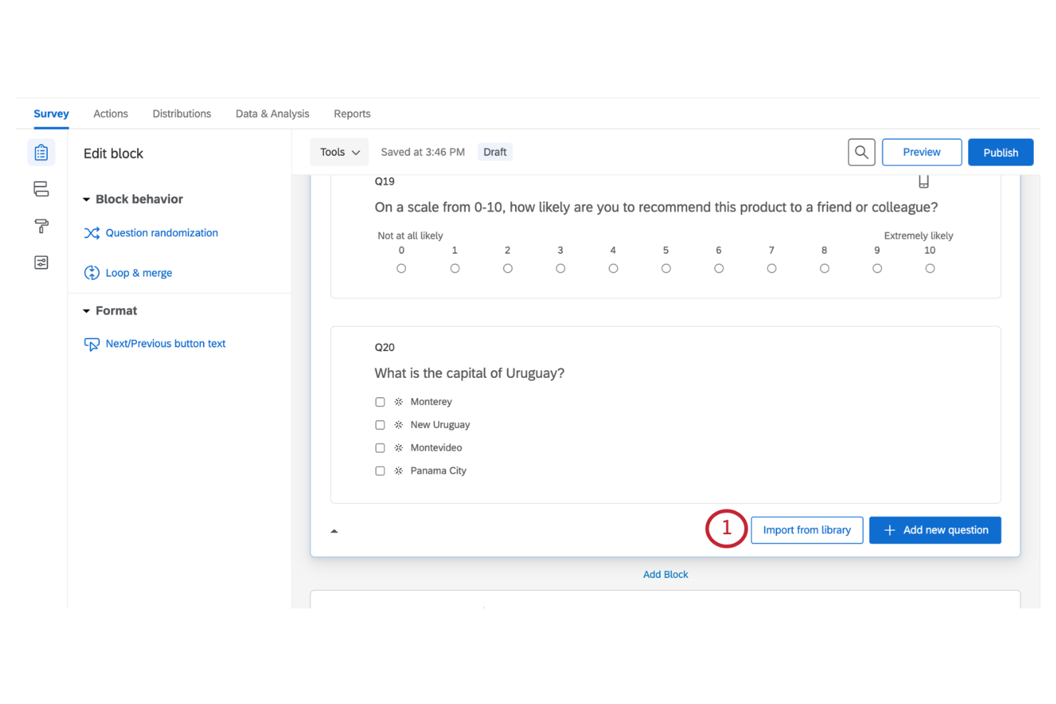 Qualtrics screenshot - 10 Mejores alternativas a Typeform en 2026