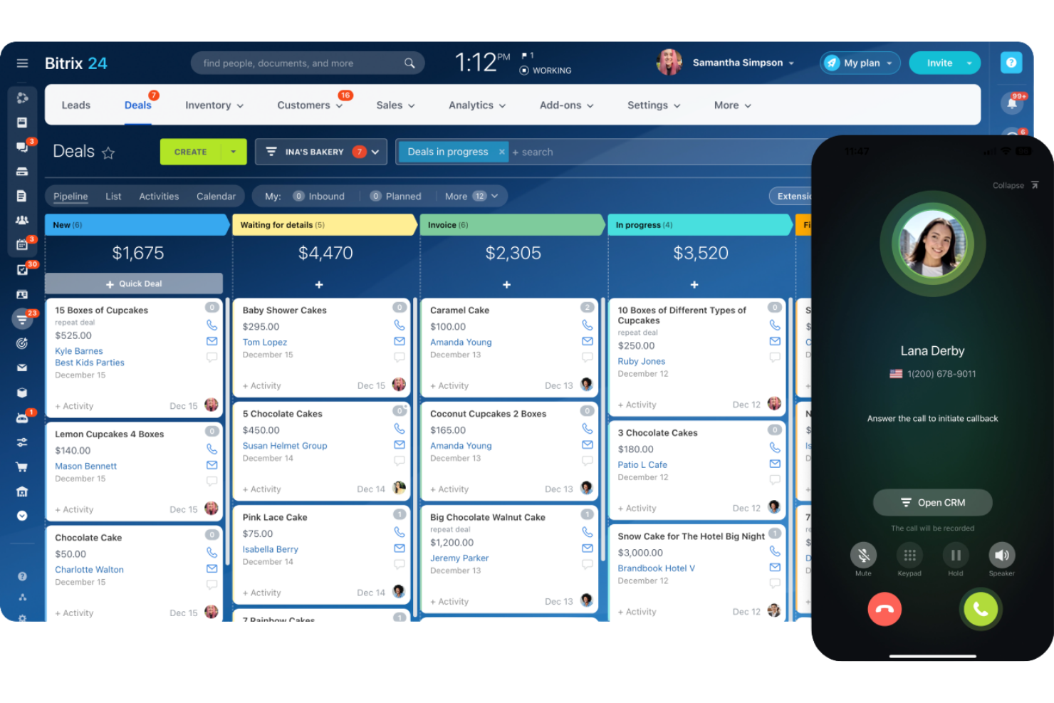 Bitrix24 screenshot - 10 migliori alternative a Freshworks nel 2026