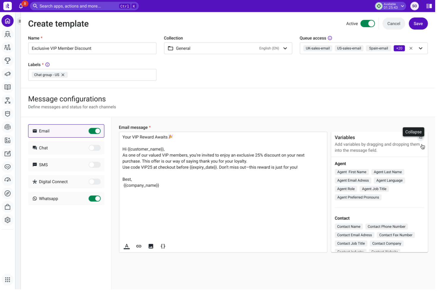 Talkdesk screenshot - 10 alternative a Kixie nel 2026