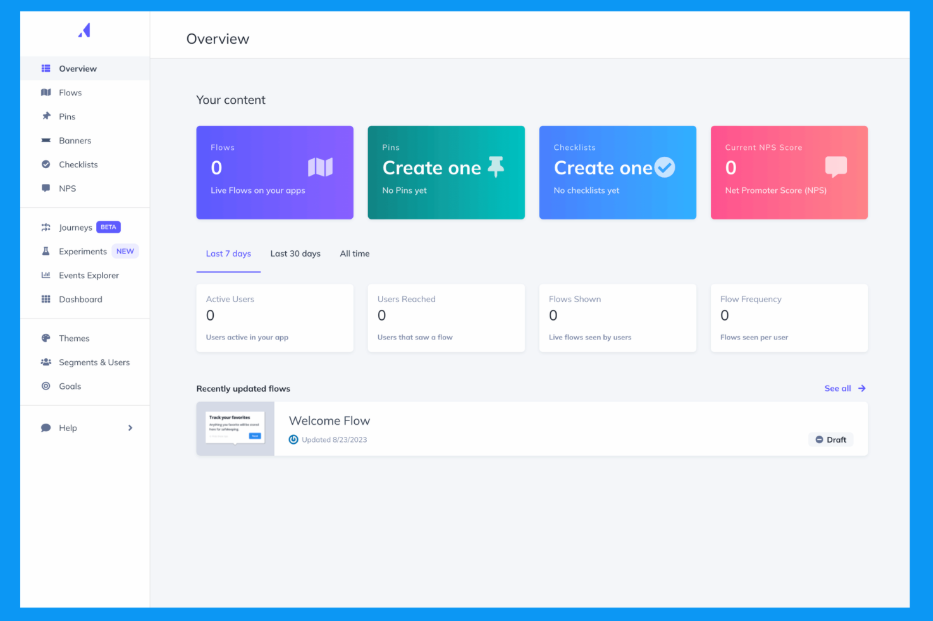 Appcues screenshot - 10 Mejores Plataformas de Onboarding de Clientes con IA en 2026