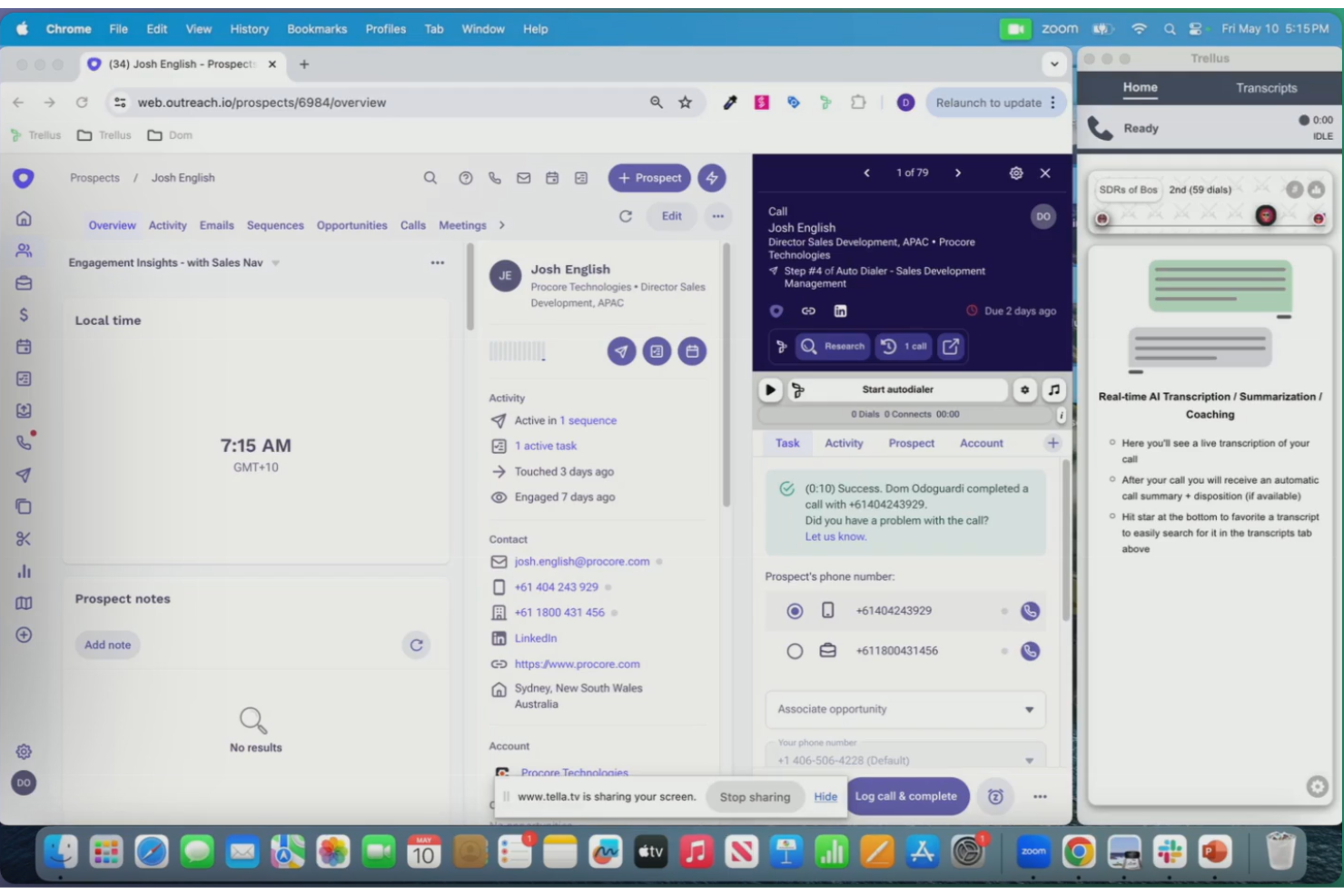 Trellus.AI screenshot - Le 10 migliori alternative a OpenPhone nel 2026