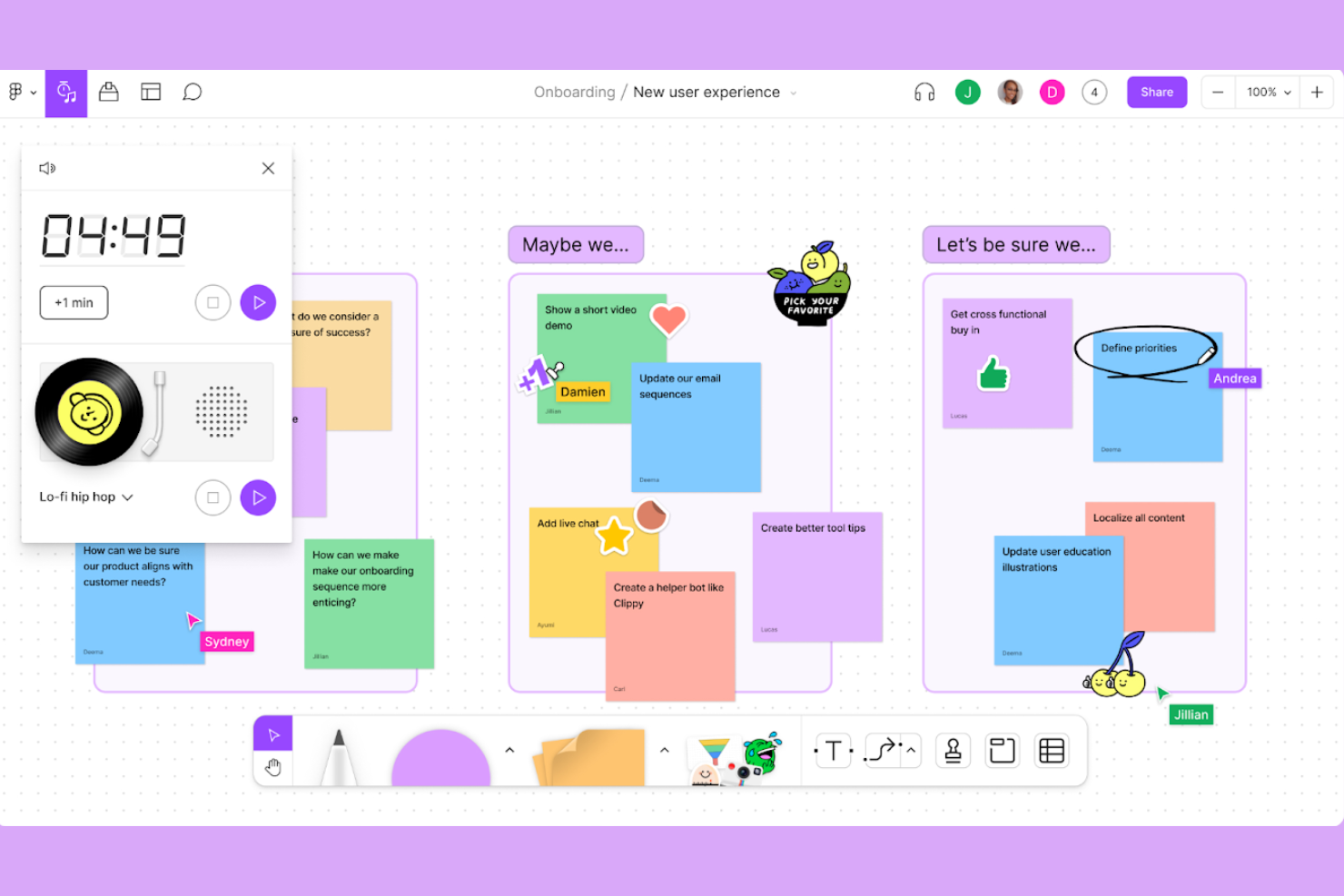 FigJam screenshot - 10 Migliori Alternative a Lucidchart nel 2026