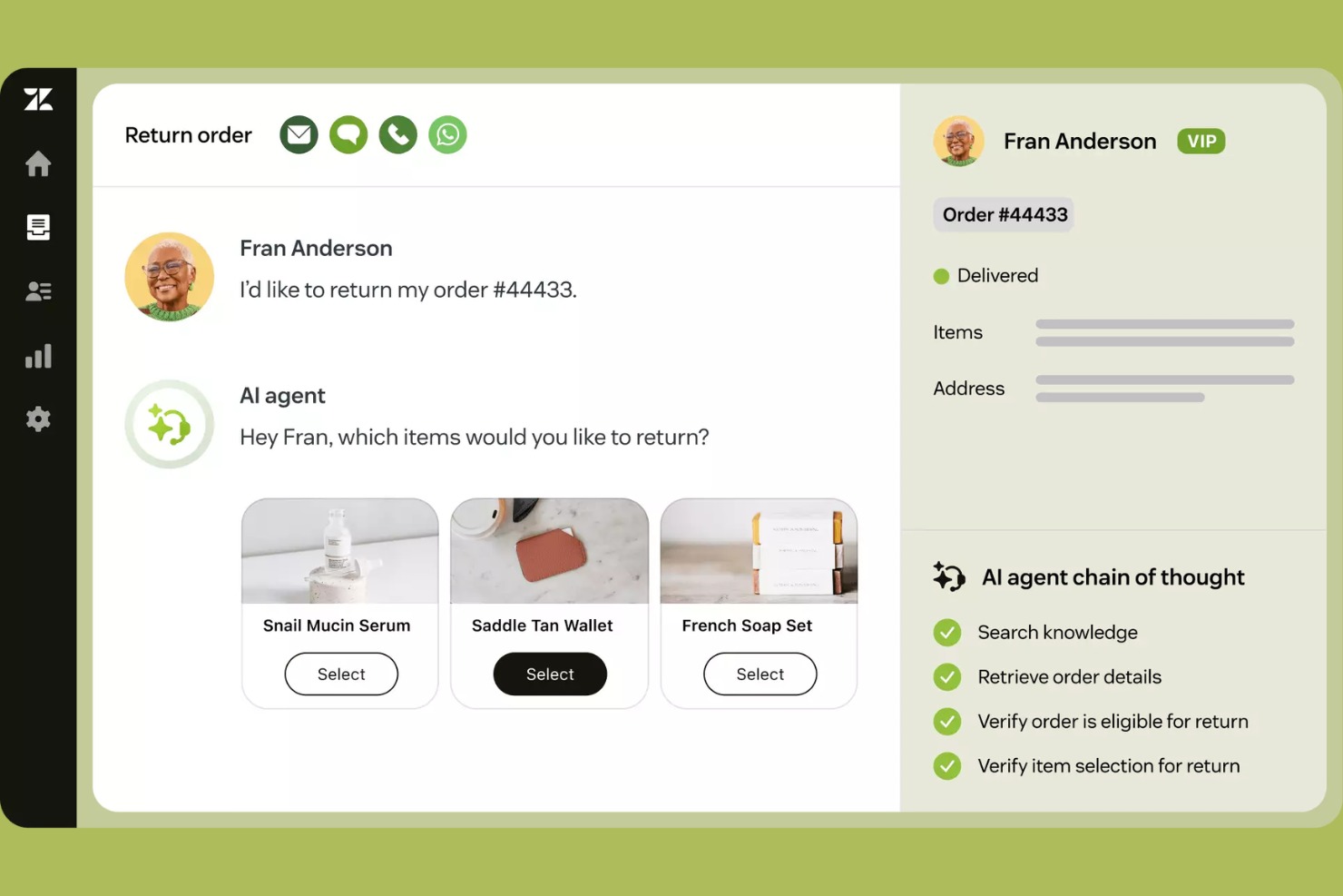 Zendesk screenshot - 10 Piattaforme di Self-Service Clienti con Intelligenza Artificiale nel 2026