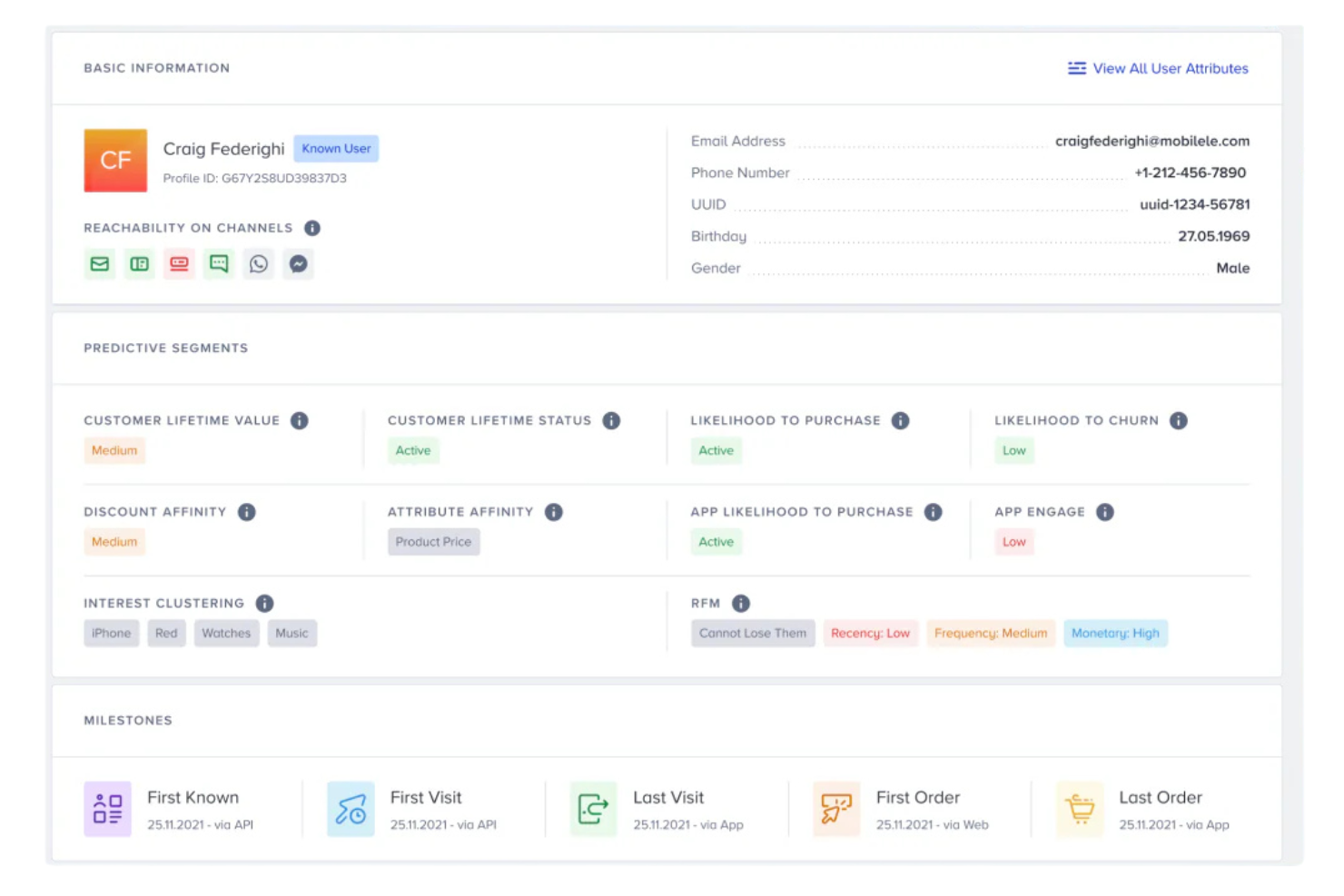 Insider One screenshot - 10 Strumenti di Personalizzazione dell’Esperienza Cliente con l’IA nel 2026