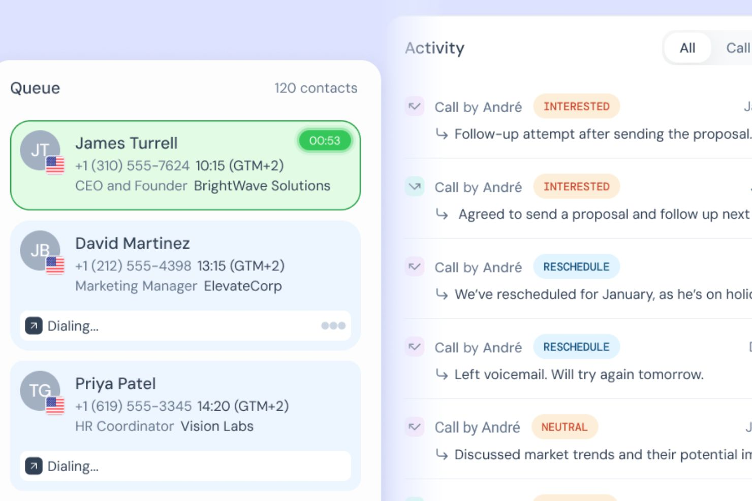 CloudTalk screenshot - 10 opciones gratuitas de software para centros de llamadas en 2026