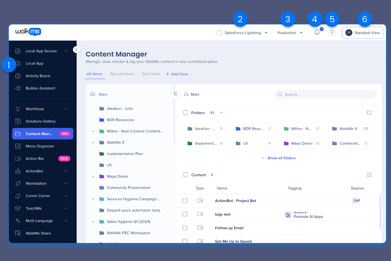 WalkMe screenshot - 10 Mejores Alternativas a Pendo Analizadas para 2026