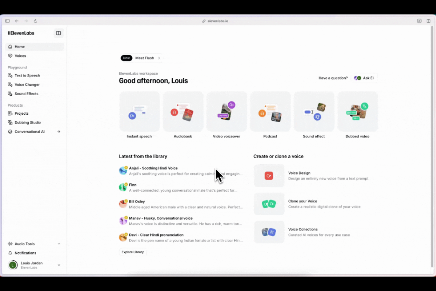 ElevenLabs screenshot - 10 migliori alternative a Retell AI recensite nel 2026