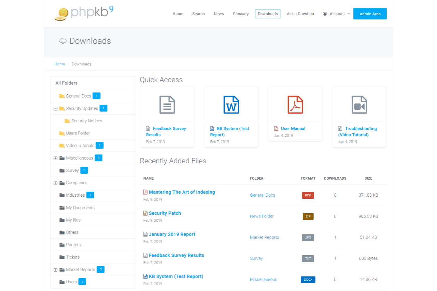 PHPKB screenshot - 10 migliori software gratuiti per basi di conoscenza recensiti nel 2026