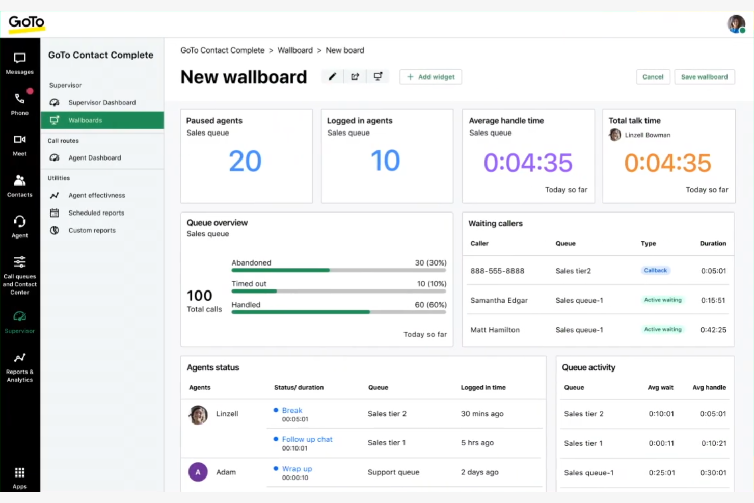 GoTo Connect screenshot - 10 Migliori alternative a JustCall recensite nel 2026
