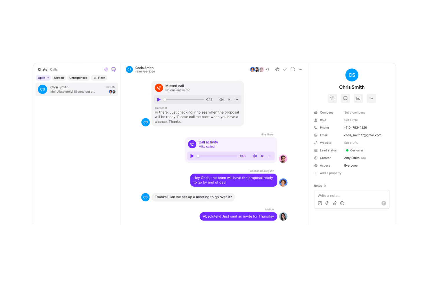 Quo screenshot - 10 Mejores Alternativas a Five9 Analizadas en 2026