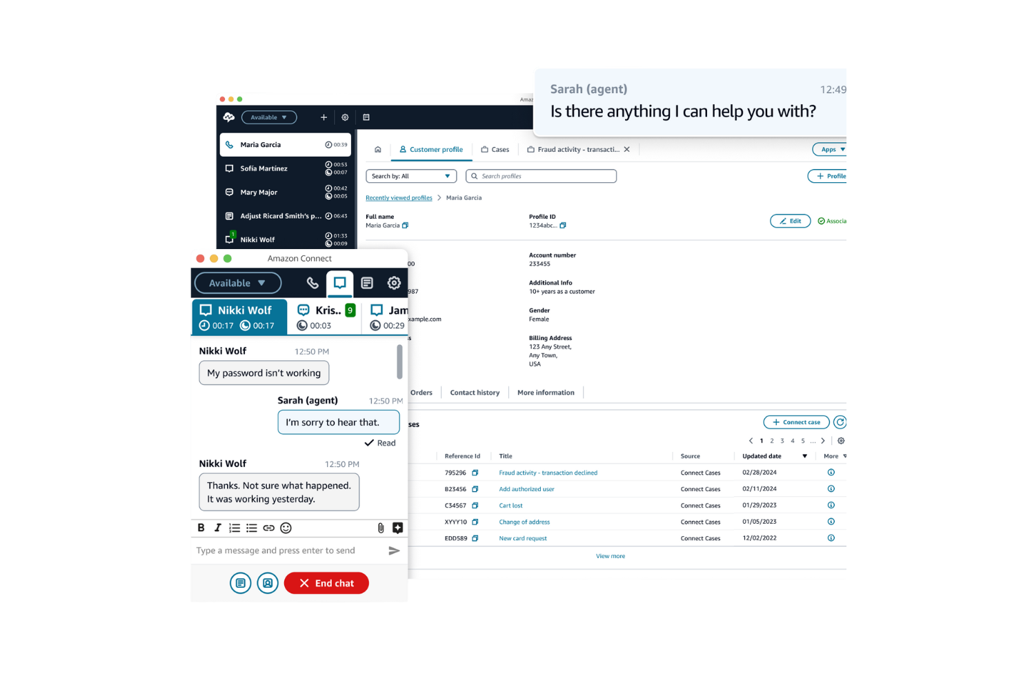 Amazon Connect screenshot - 10 migliori alternative a Five9 recensite nel 2026